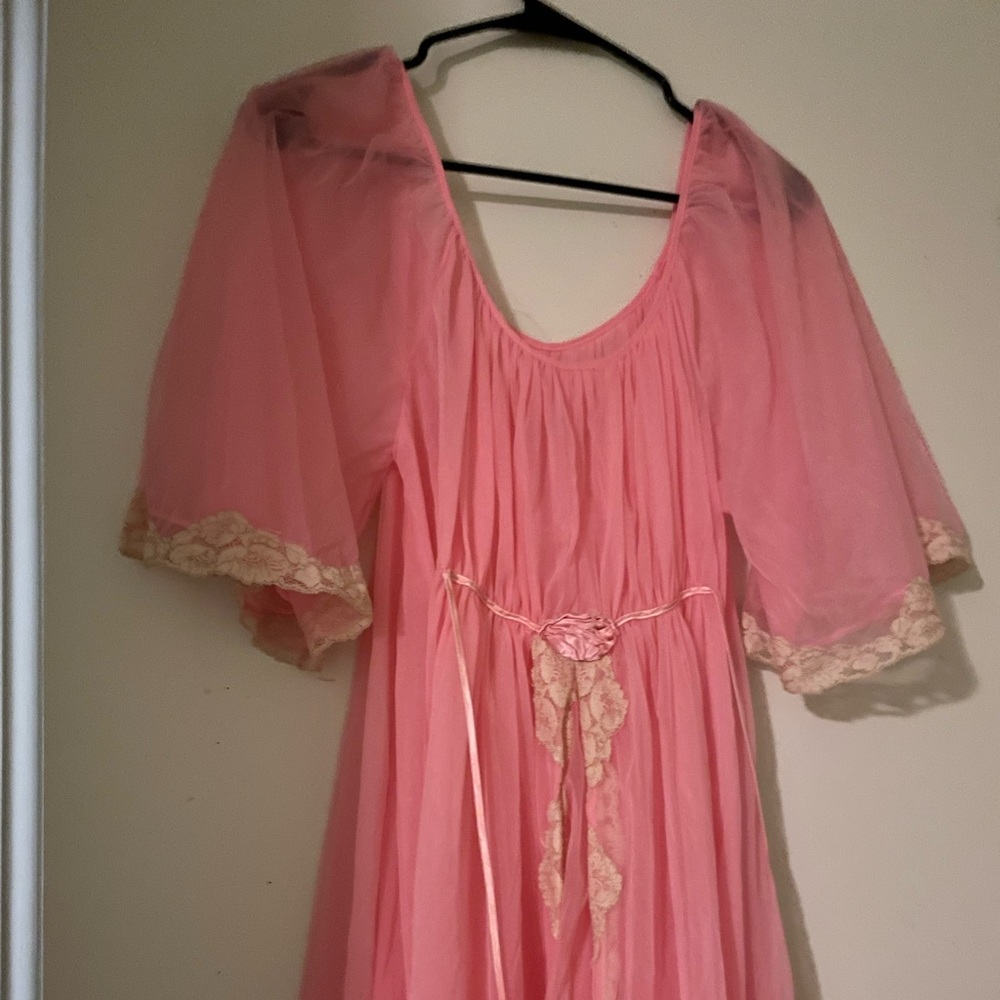Vintage Hot pink Nightgown